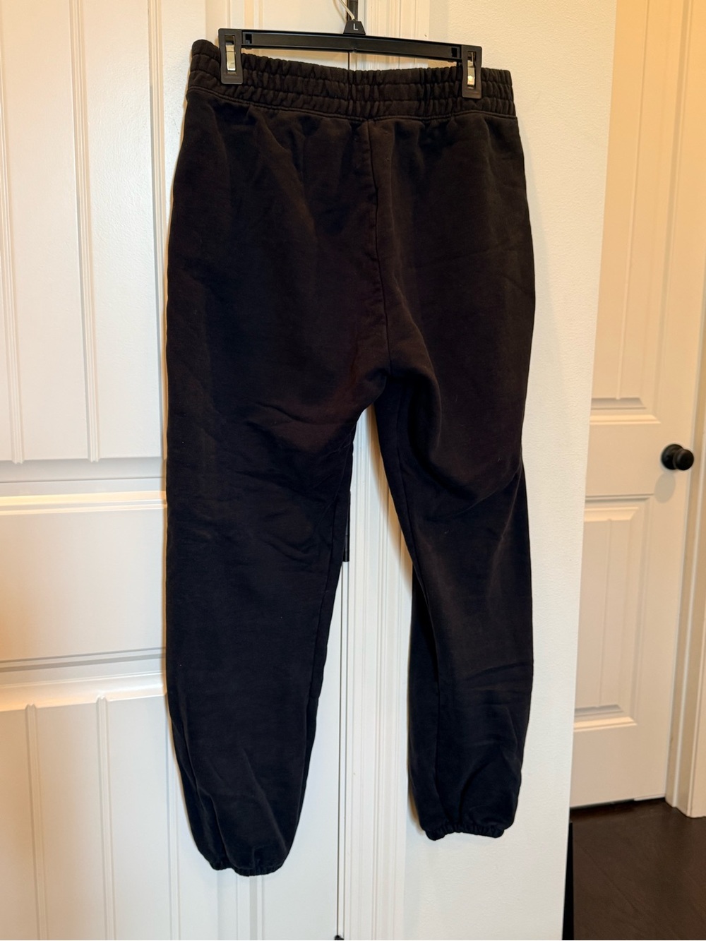 OFFLINE by aerie Black Track Fleece Sweat Joggers - Picture 5 of 9
